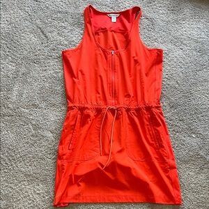 Athleta Bright Red/orange Dress size 10